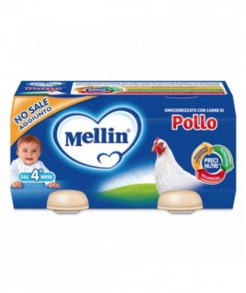 MELLIN OMOGENEIZZATO POLLO 2X80G